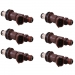 6Pcs Fuel Injector for TOYOTA HILUX LANDCRUISER PRADO 5VZFE 3.4L 23250-62040 German Made