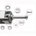 Door lock cylinder repair kit X5 E53 3.0I 3.0D 4.4I 4.8I for BMW 2000-2006