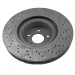 Genuine Front Brake Disc 345mm for Mercedes Benz W220 C215 A2204211112 German Made