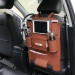 Car Back Seat Hanging Bag Storage Organizer Pocket Travel iPad Holder PU Leather German Made