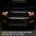 Headlights For Ford Ranger Everest 2015-ON Mustang style H11 Halo DRL pair