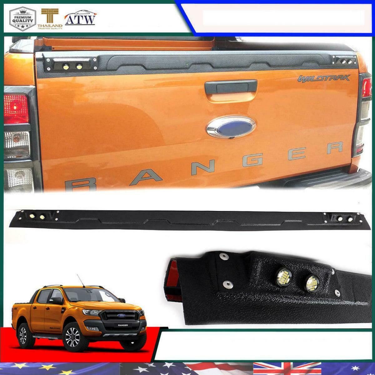 Tailgate Light Fits Ford Ranger T6 Px Mk Wildtrak Black With Led