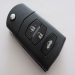 Flip remote Key case shell for Mazda 2 mazda 3 5 & 6 RX7 RX8 cx5 cx7 cx9 mx5 3 BUTTON