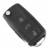 VW VOLKSWAGEN FLIP KEY REMOTE FOB SHELL CASE REPLACEMENT GOLF PASSAT Jetta