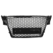 Gloss Black Honeycomb RS4 Style Front Bumper Grill for Audi A4 S4 B8 07-15