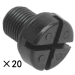 20Pcs x Radiator Vent Bleed Screws for BMW E30 E36 E39 E46 E53 E90 17111712788