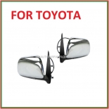 Door mirrors door Left and right sides (electric) Chrome for Toyota Hilux 2005-2011