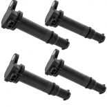 Set of 4 Ignition Coils for Hyundai Kia Accent Rio II JB 1.6L 2005-2010 German Made