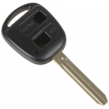 2 BUTTON KEY SHELL fits TOYOTA COROLLA RAV4 PRADO YARIS ETC HIGH QUALITY