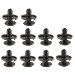 10x Fit Toyota Black Nylon Fender Splash Shield Push Type Retainers German Made