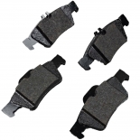 4Pcs Rear Brake Pad Set for Mercedes E-Class S-Class CLS A0054209320 German Made