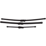 Front + Rear Wiper Blades Flat Wipers for VW Golf MK6 2009-2012 Skoda Yeti