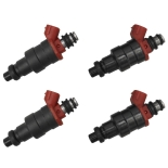 4Pcs Fuel Injectors for 1990-1994 Mazda B2600 MPV 2.6L L4 M673 G60913250