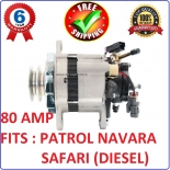 Alternator suits Nissan Navara D21,Urvan E24,Patrol GQ TD25 TD27 TD42 PN:AHI029N