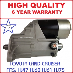 Toyota Landcruiser Starter Motor HJ60 Engine 2H 4.0L Diesel 1980-1990