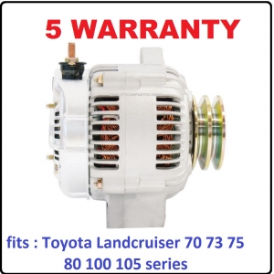 Alternator for Toyota Landcruiser HZJ70, HZJ75 eng. 1HZ 4.2L Diesel 1990-98