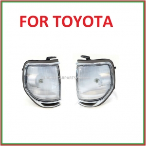 Corner park lights 1989-1998 Pair (chrome rim) L&R for Toyota landcruiser 80 series