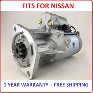 Starter Motor For Nissan Patrol GU Y61 3.0L Diesel ZD30DTI Engine 2001-2007