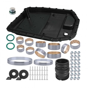 Transmission Oil Pan + Repair Kit + Sealing Sleeve + Drain Plug for BMW German Made