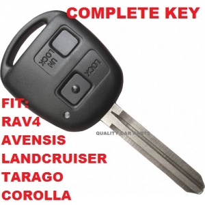 Remote Key with chip for Toyota Transponder Tarago Avensis RAV4 Corolla transmitter