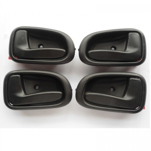 Set of 4 Inside Door Handle black for 94-98 Toyota Corolla AE101 AE102 new