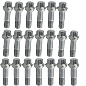 20x Stainless Steel Wheel Lug Bolts for Mercedes W221 W166 W251 X166 M14 x 1.5mm German Made