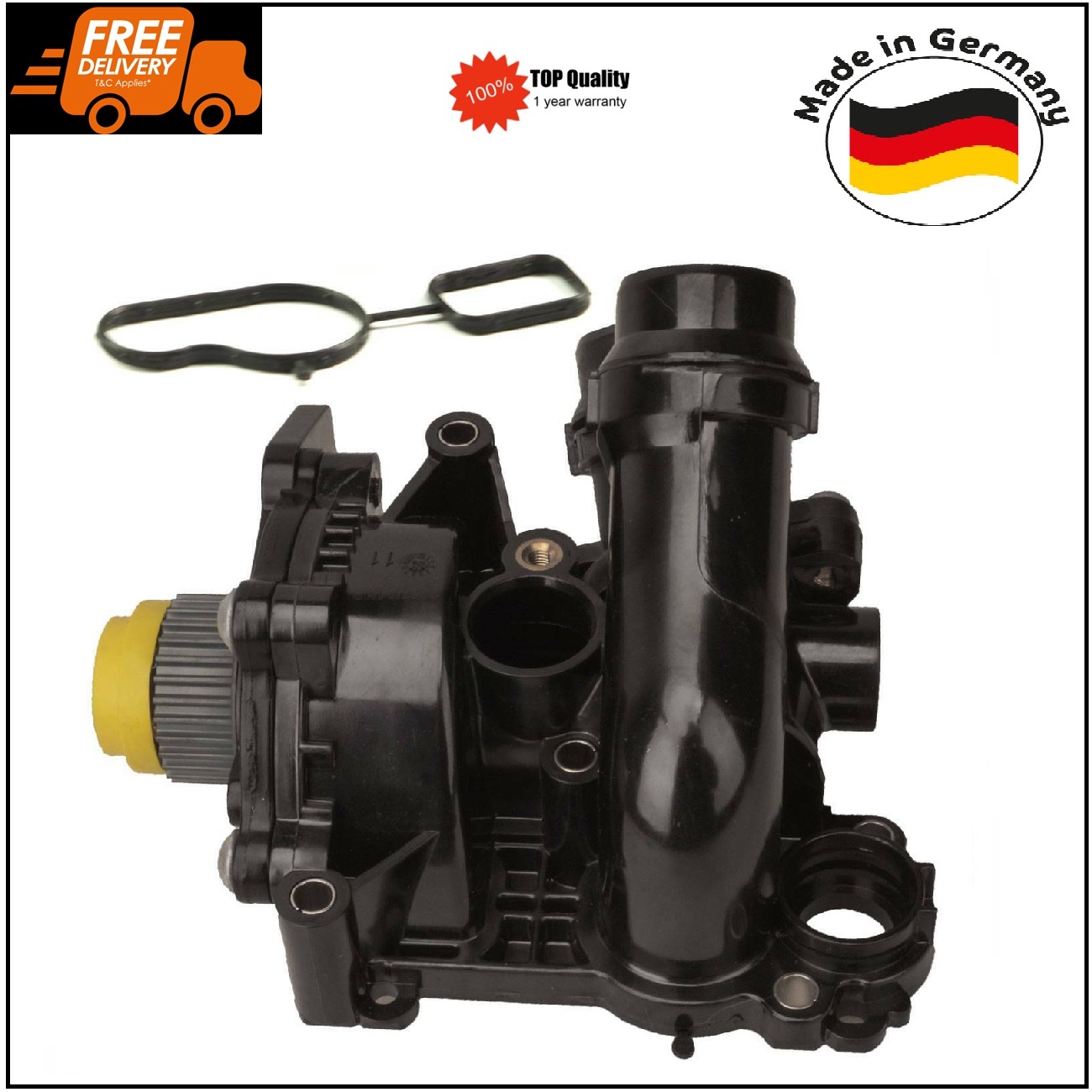 Thermostat Water Pump Assembly For AUDI A5 A3 8P A4 B8 Q5 TT 8J GOLF 1.8 2.0TFSI German Made