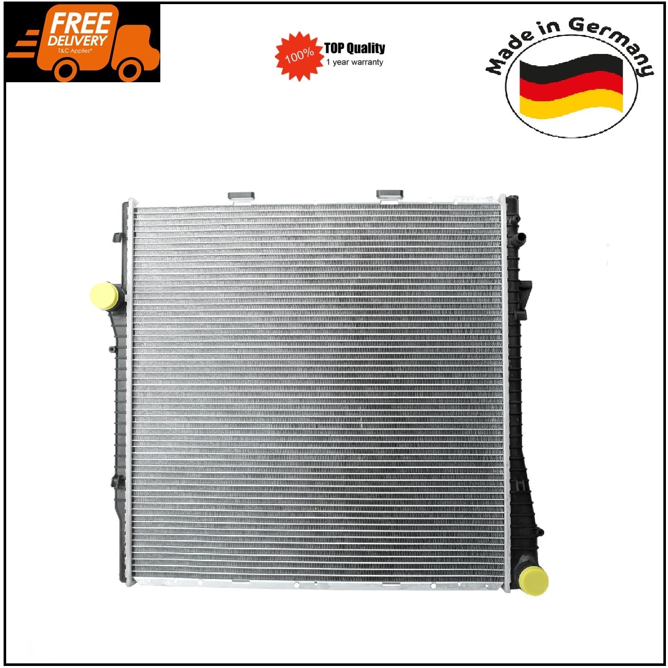 Radiator for BMW X5 E53 3.0/4.4/4.6/4.8L 2001-2006 17101439101 40mm German Made
