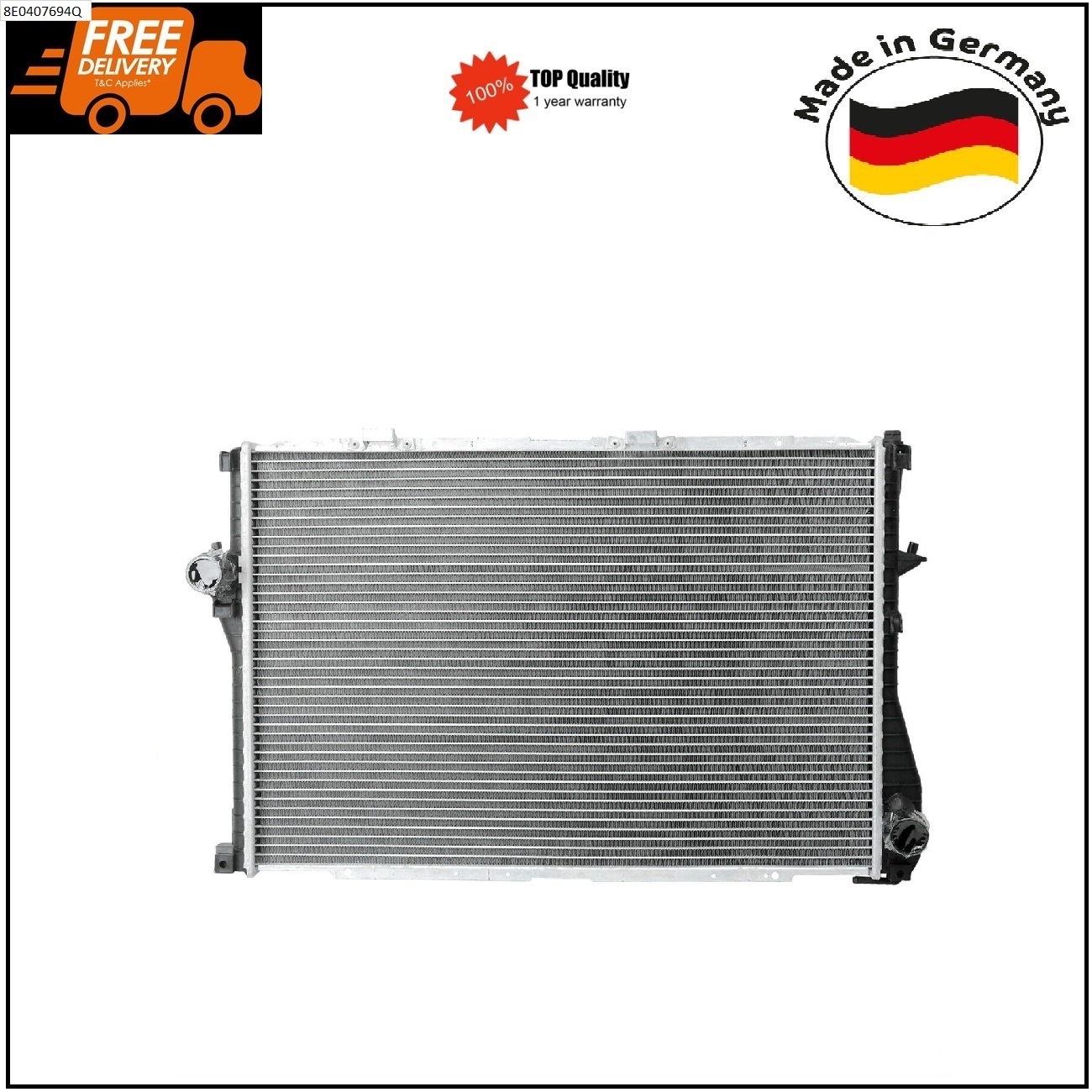 Engine Cooling Radiator for BMW E39 523i 525i 528i 530i 535i 17111436060 German Made