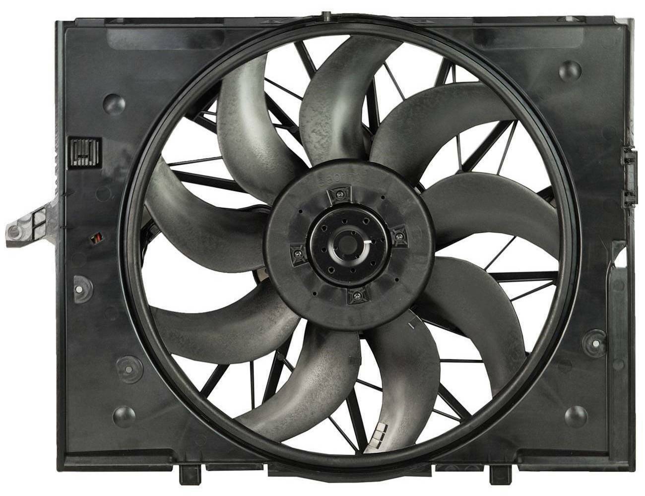 Radiator Cooling Fan Assembly 600W for BMW E60 E61 E63 E64 E65 17427514181 German Made