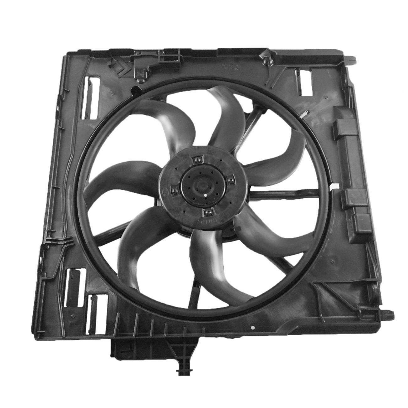 Radiator Cooling Fan Assembly for BMW X5 E70 3.0si 4.8i N52 17427533558 German Made