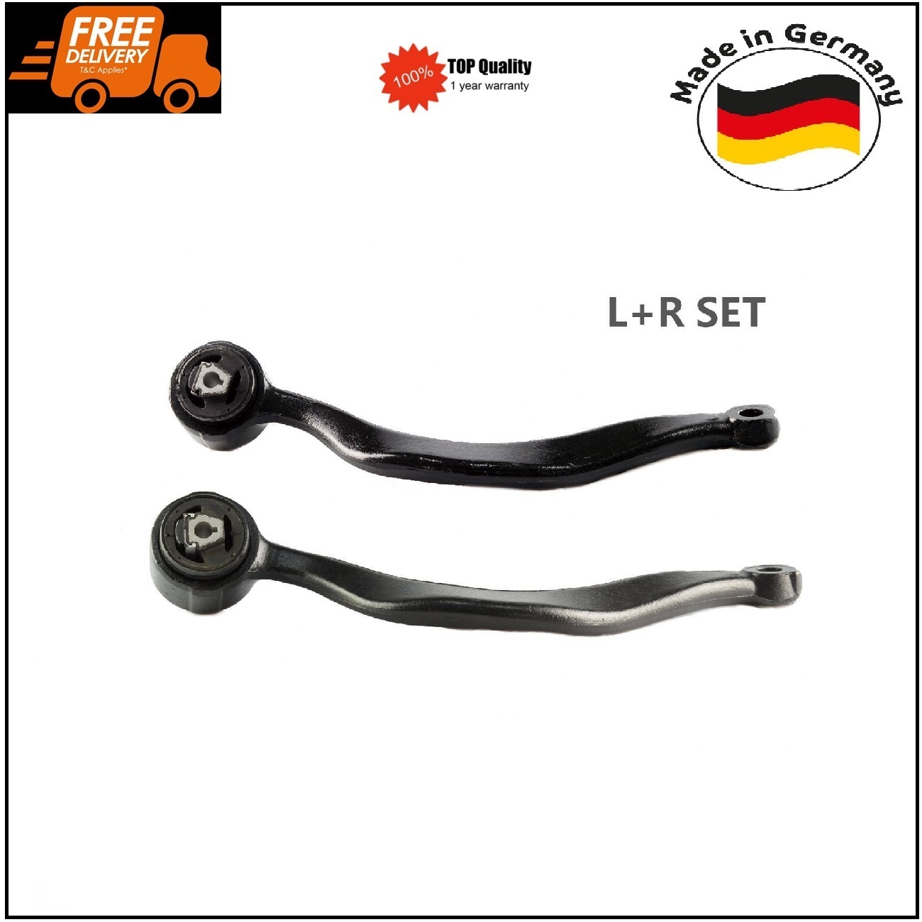 Lower Front Control Arm Kit for 00-06 BMW X5 E53 31126769717 31126769718 German Made