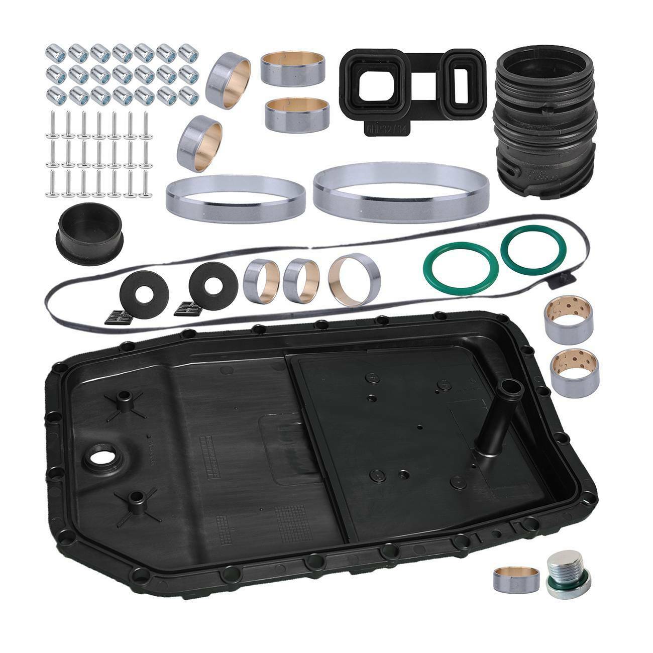 Trans Oil Pan + Repair Kit + Gasket + Drain Plug for BMW E82 E87 E88 E90 German Made