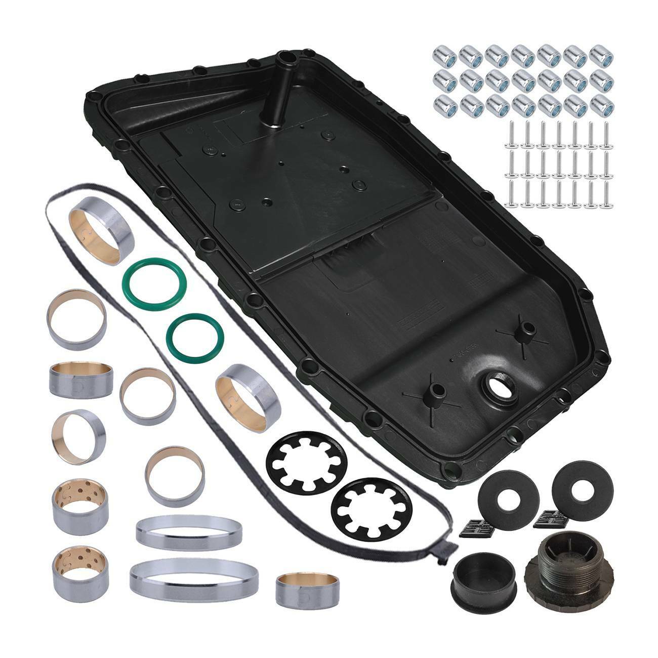 Auto Trans Oil Pan Filter + Repair Kit + Sleeve for BMW E60 E70 E83 E90 German Made