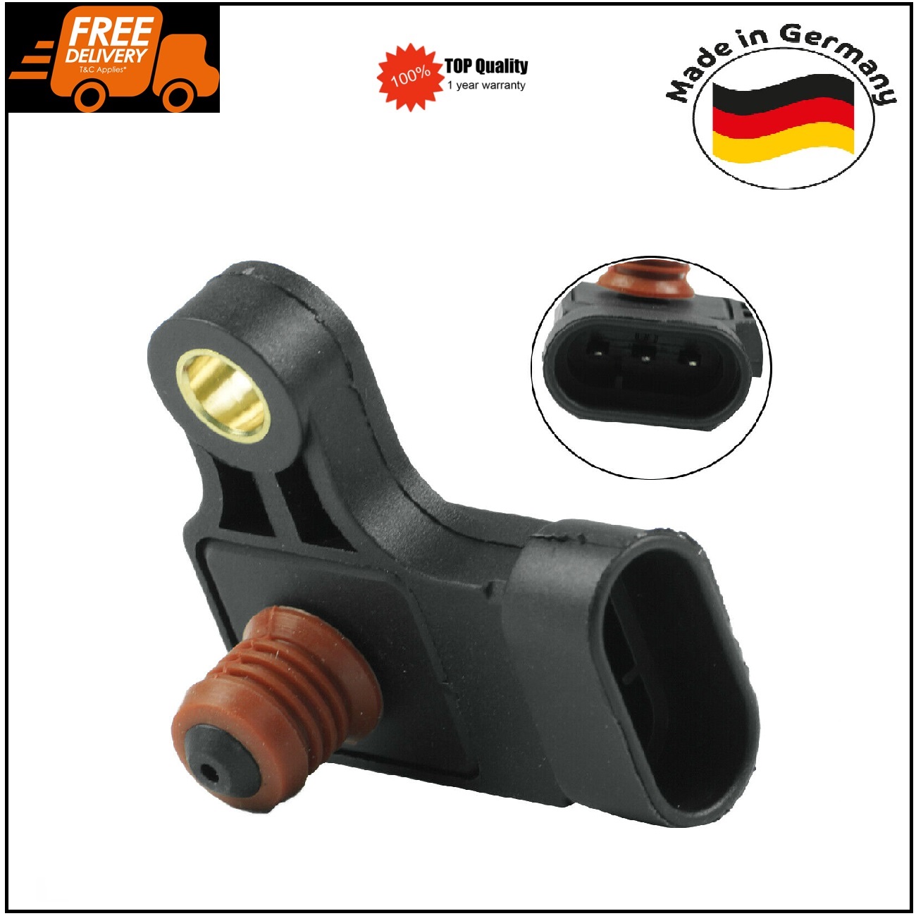 MAP Sensor for Chevy Aveo Daewoo Matiz KALOS 96330547 German Made