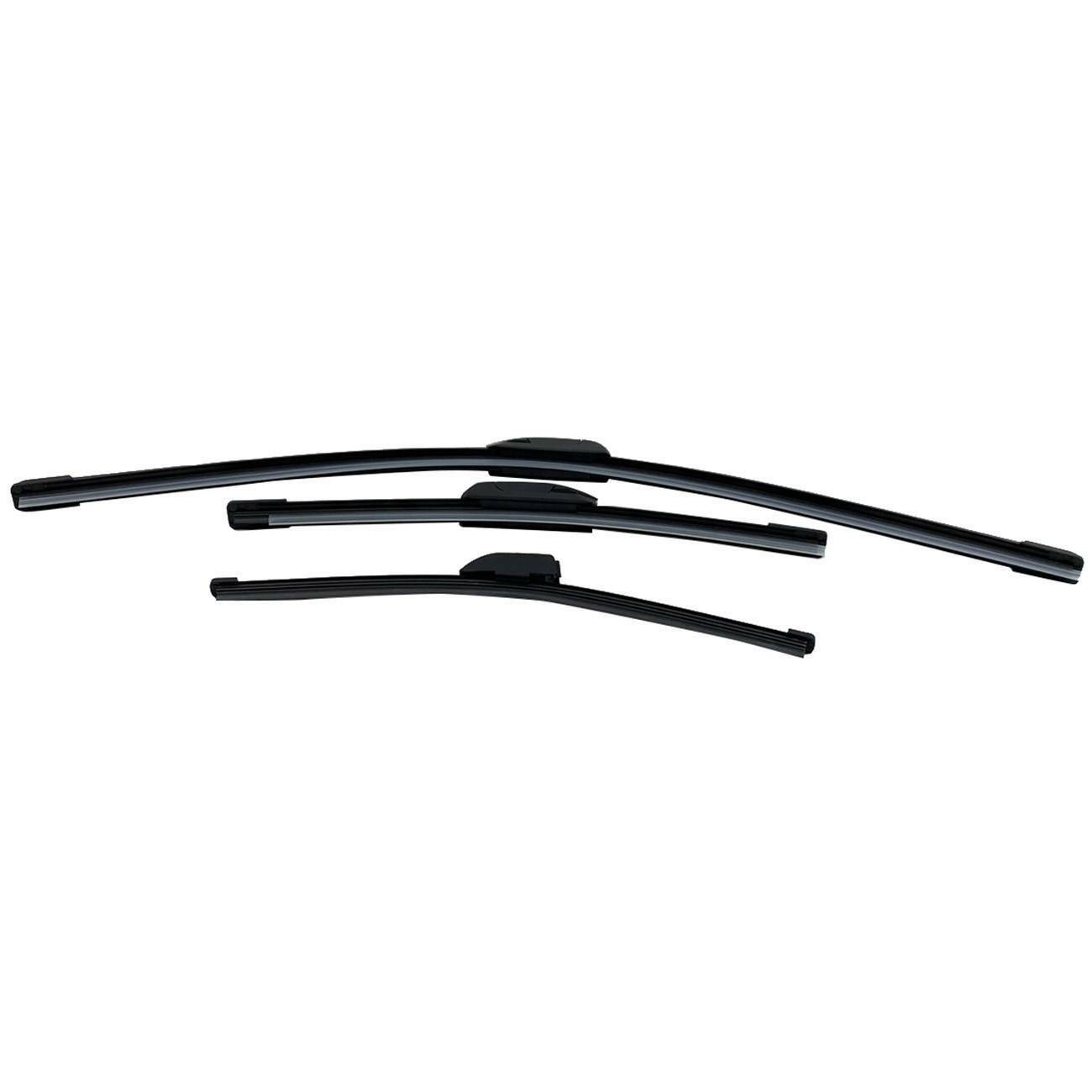 Front + Rear Windscreen Wiper Blades 26