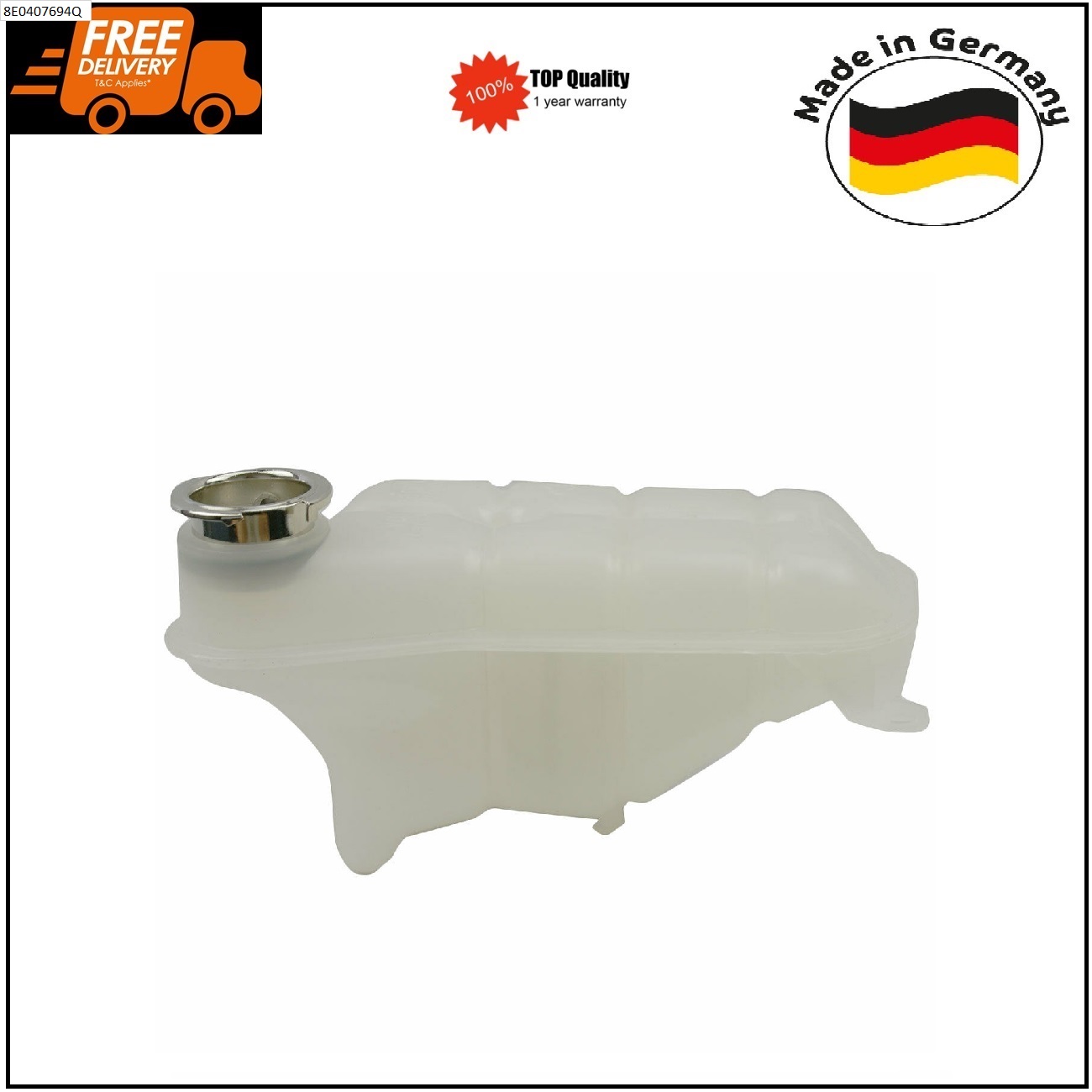 Coolant Expansion Tank for Mercedes W201 W124 S124 230E 300D A1245001749 German Made
