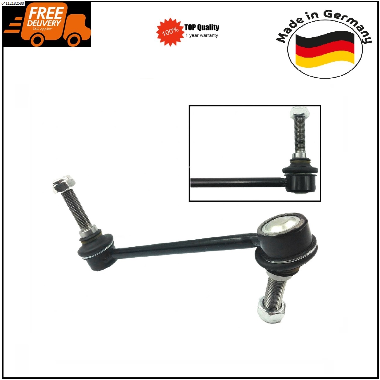 Front Sway Bar Link for Mercedes X164 GL350 W164 W215 V251 1643202132 German Made
