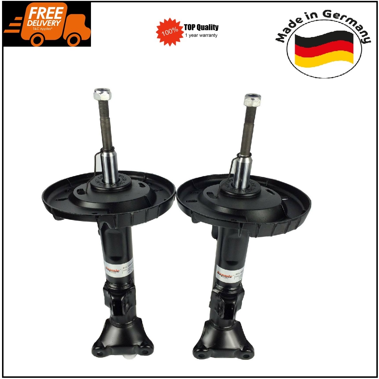 Front Shock Absorbers for Mercedes A209 C209 W203 CL203 C200 C220 Left + Right German Made