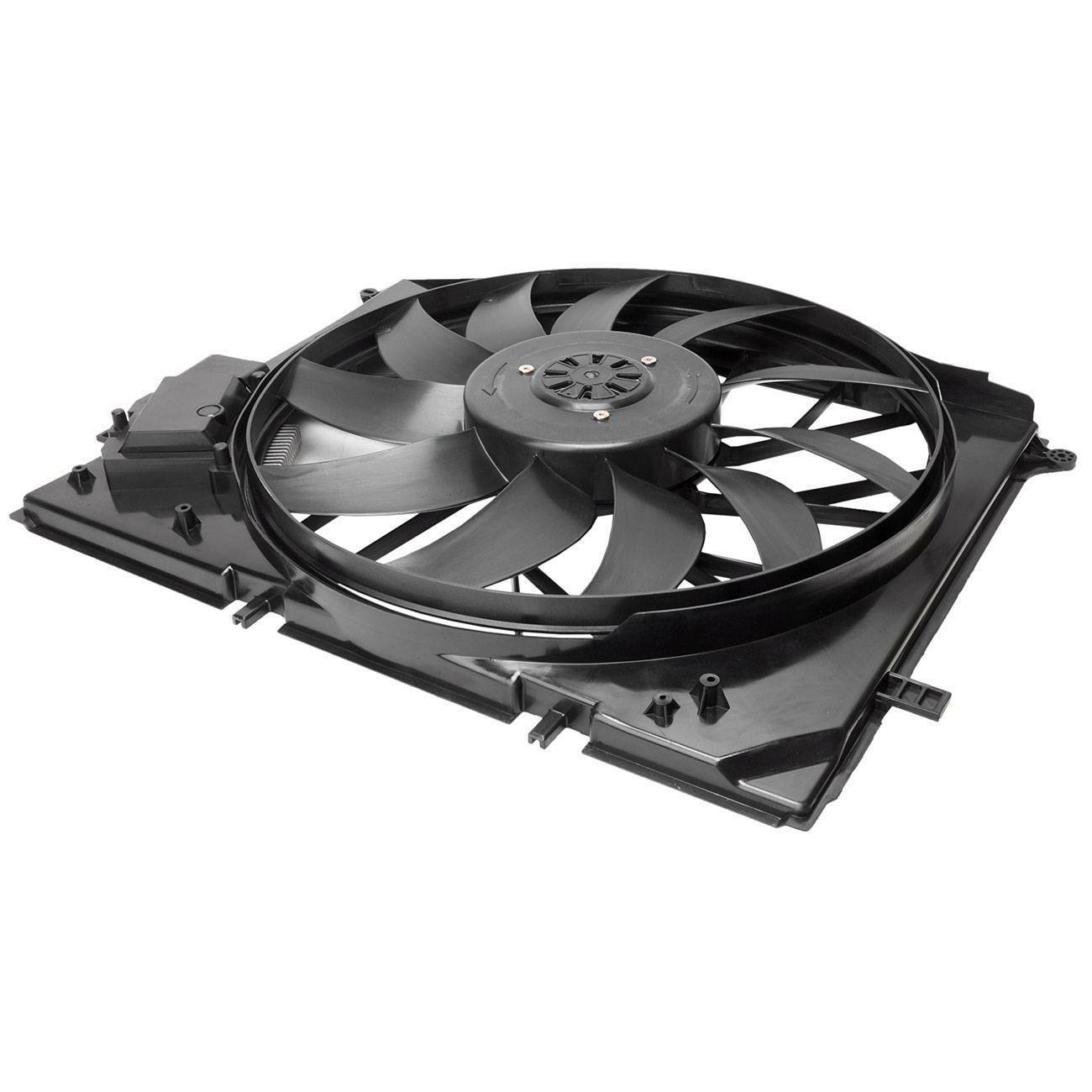 Radiator Cooling Fan Assembly 650W for 98-06 Mercedes W220 S320/350/430/500 C215 German Made