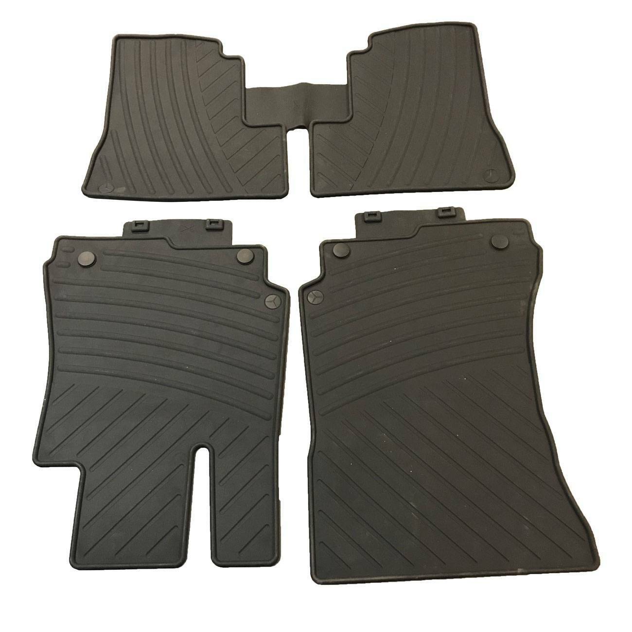 Left Hand Drive Rubber All Weather Base Mats for Mercedes S-Class W221 05-13 4M German Made