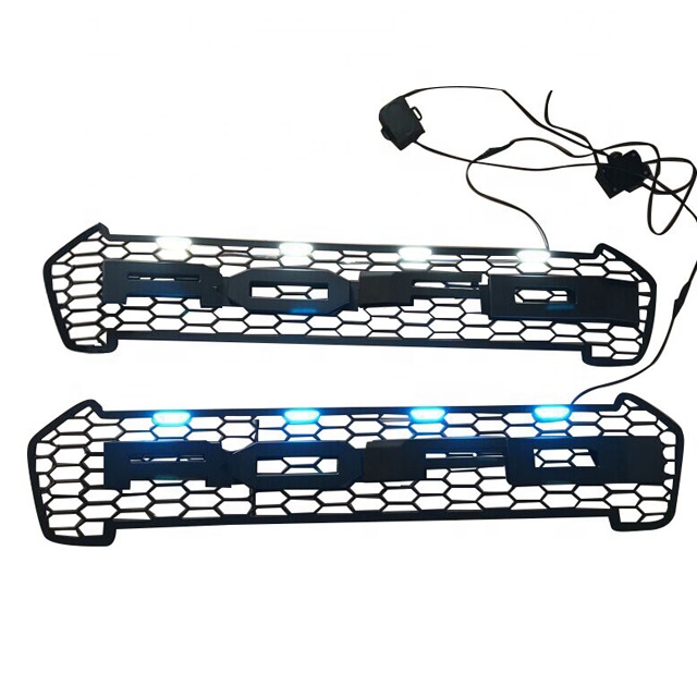 Grille with LED for Ford Ranger PX2 MK2 BLACK UPGRADE 2015 16 17 grill