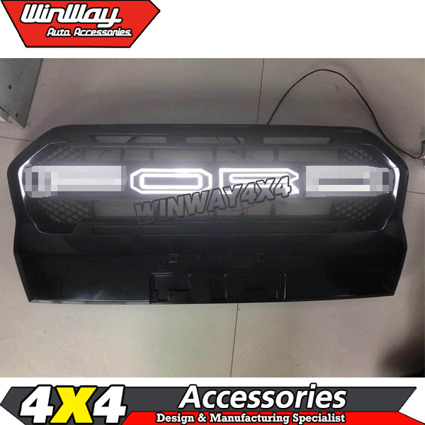 PX3 Style Bumper Bar Grill & LED Lights for Ford Ranger PX MK2 & WildTrak