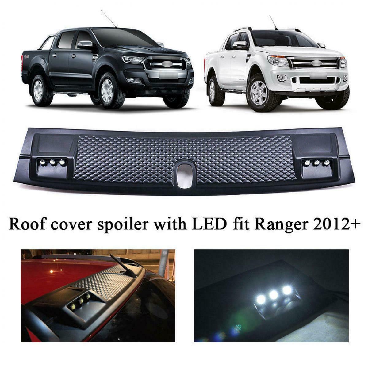 Front Roof Spoiler Light LED fits Ford Ranger PX1 PX2 Wildtrak Ute 2012-2020