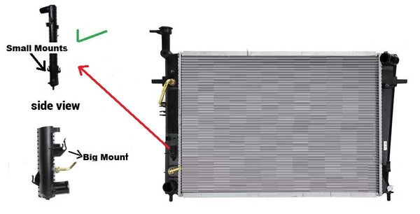 RADIATOR FOR HYUNDAI TUCSON JM 2004-2010