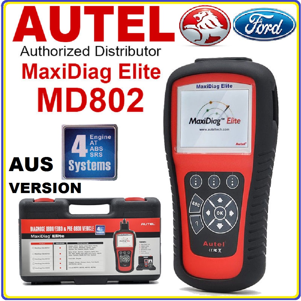 Autel MD802 4 Systems DS model Diagnostic Scanner SRS ABS airbag Transmission