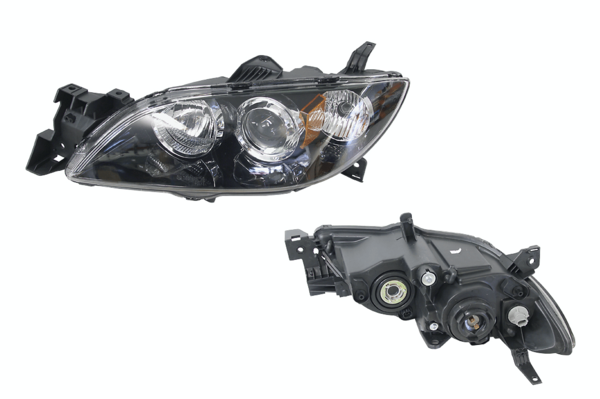 HEADLIGHT LEFT HAND SIDE FOR MAZDA 3 SEDAN BK 2004-2008