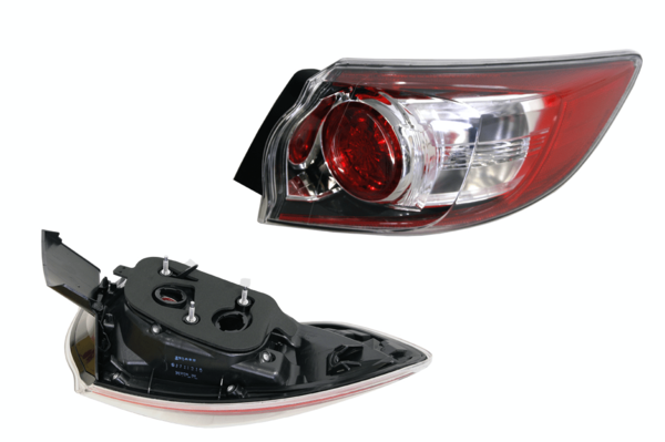 TAIL LIGHT RIGHT HAND SIDE OUTER FOR MAZDA 3 HATCHBACK BL 2009-2014