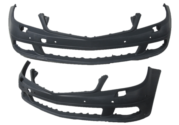 FRONT BUMPER BAR COVER FOR MERCEDES BENZ C-CLASS W204 2007-ONWARDS