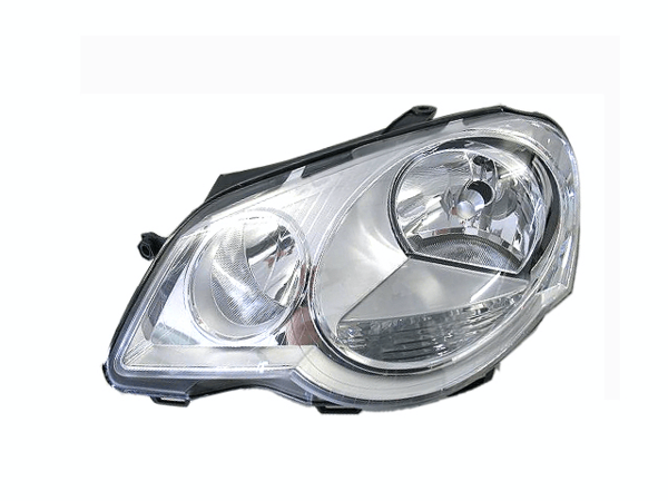 HEADLIGHT LEFT HAND SIDE FOR VOLKSWAGEN POLO 9N 2005-2010